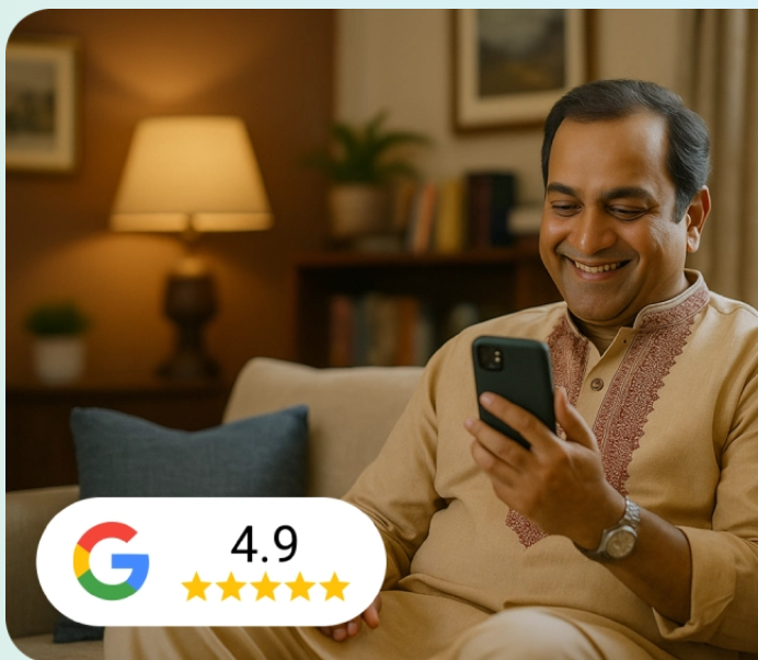 Ecozen को Google पर 3000+ रिव्यू के साथ 4.9 रेटिंग
